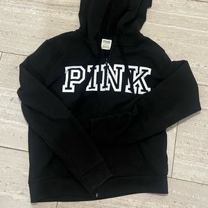 VS PINK Zip-up Varsity Hoodie
